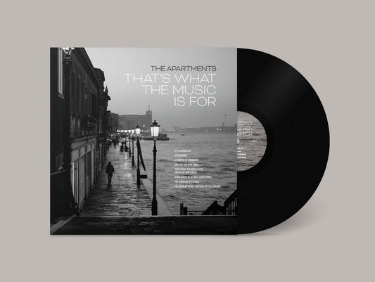 Apartments, The - That'S What The Music Is For BLACK VINYL (Vinyl LP) PRE-ORDER