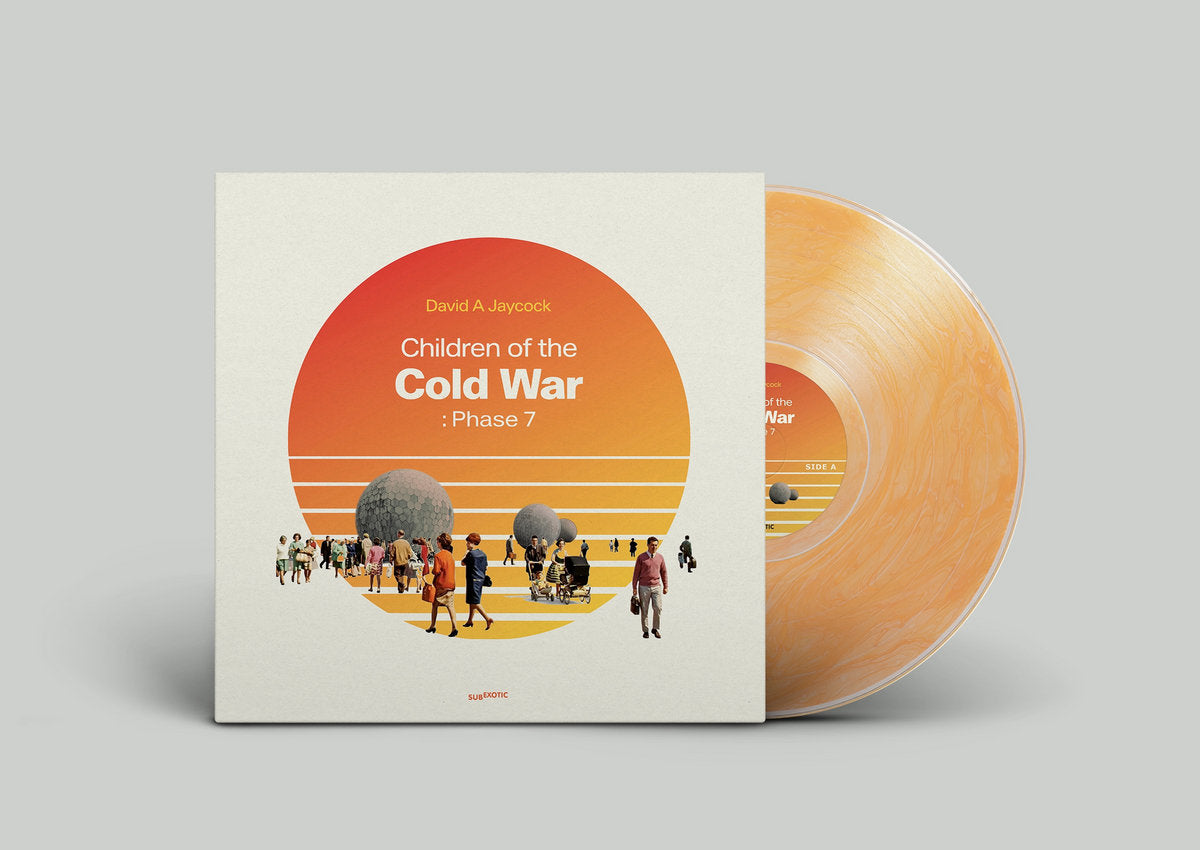 David A Jaycock - Children Of The Cold War: Phase 7 CLEAR & ORANGE MARBLED VINYL (Vinyl LP) PRE-ORDER