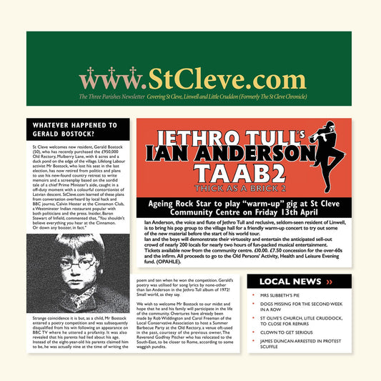 Ian Anderson - Thick As A Brick 2 (Half-Speed Master) 2LP HALF SPEED MASTER (Vinyl LP) PRE-ORDER