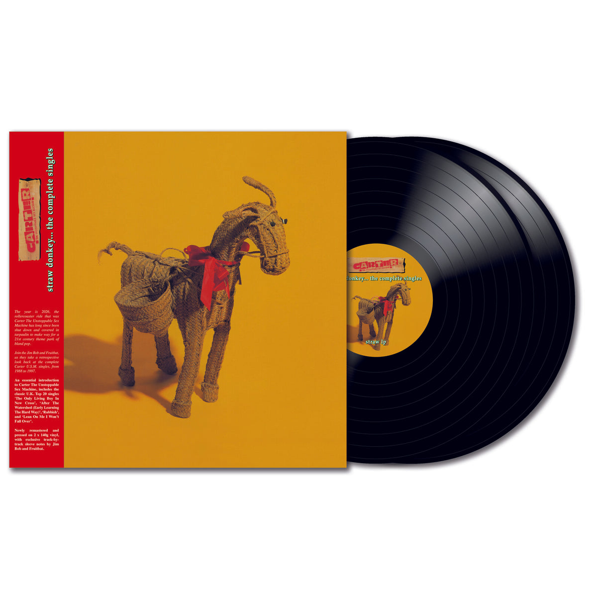 Carter The Unstoppable Sex Machine - Straw Donkey... The Complete Singles 2LP (Vinyl LP) PRE-ORDER