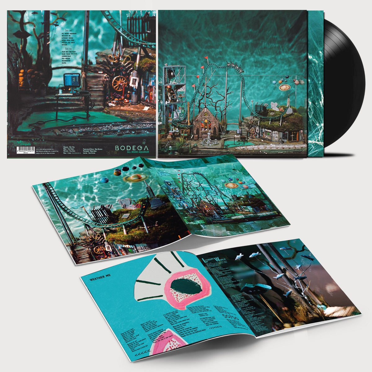 Bodega - All Inside Aquarium BLACK VINYL [20 PAGE BOOKLET] (Vinyl LP) PRE-ORDER