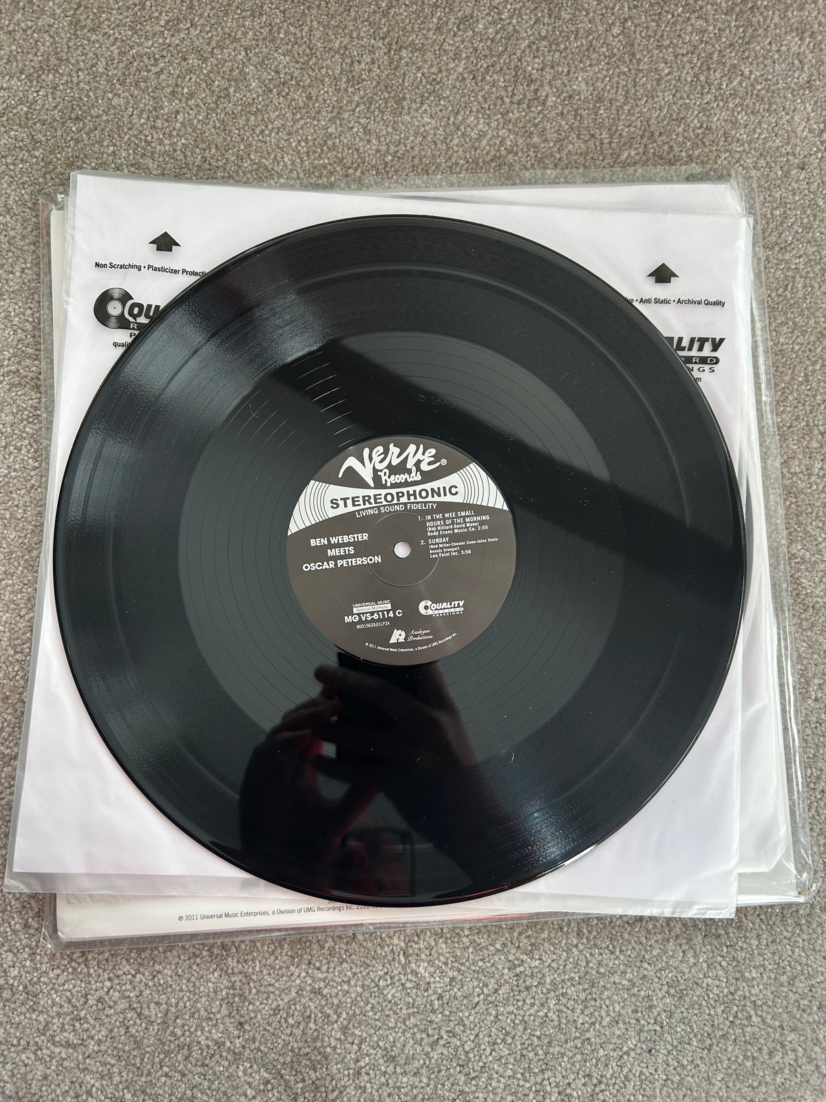 Ben Webster Meets Oscar Peterson – Ben Webster Meets Oscar Peterson (Analogue Productions Used 2LP)