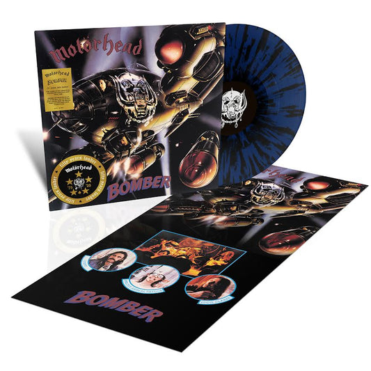 Motorhead -Bomber (50th Anniversary Dark Blue & Black Splatter Vinyl LP) PRE-ORDER