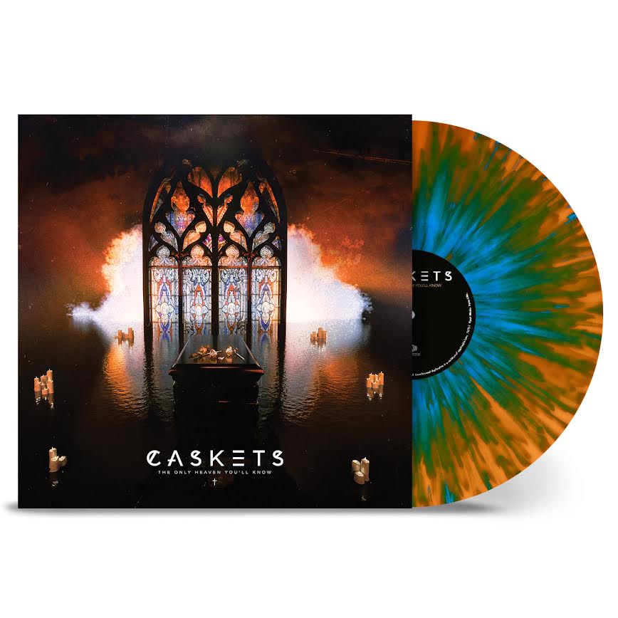 Caskets - The Only Heaven You'll Know (Orange Sky Blue Splatter Vinyl LP) PRE-ORDER