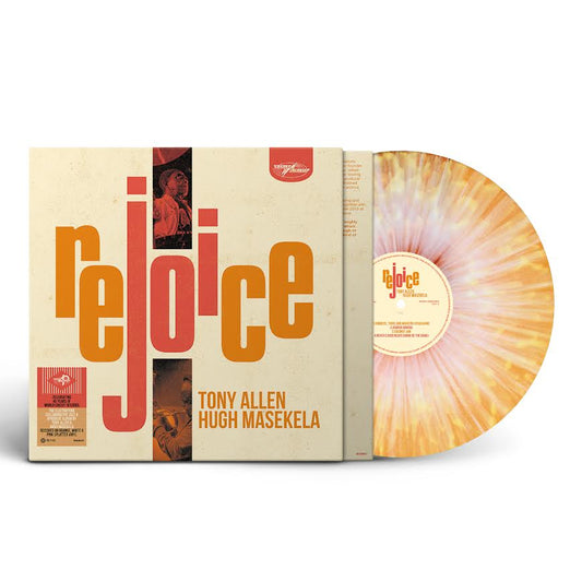 Tony Allen & Hugh Masekela - Rejoice (Orange, white & pink splatter Vinyl LP) PRE-ORDER
