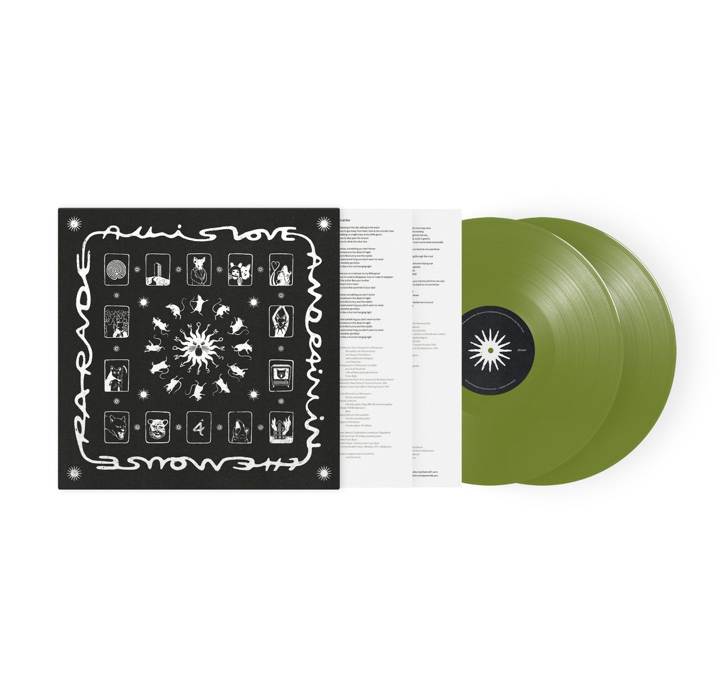 Of Monsters and Men – All Is Love and Pain in the Mouse Parade (Olive Vinyl 2LP) PRE-ORDER