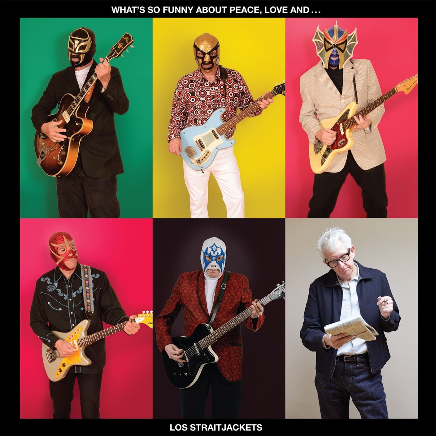 Los Straitjackets - What'S So Funny About Peace, Love And Los Straitjackets (Yellow Vinyl)  (Vinyl LP) PRE-ORDER