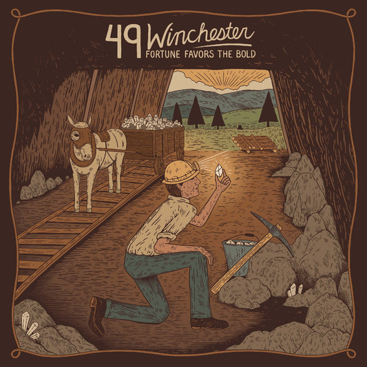 49 Winchester - Fortune Favors The Bold (Red, Marigold, And Green Splatter Vinyl)  (Vinyl LP) PRE-ORDER