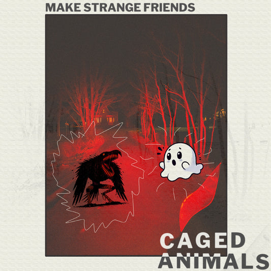 Caged Animals - Make Strange Friends (Translucent Ruby Vinyl)  (Vinyl LP) PRE-ORDER