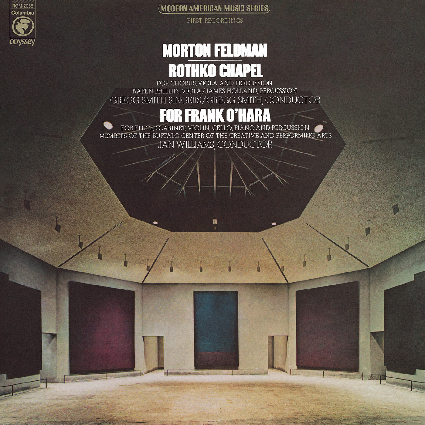 Feldman, Morton - Rothko Chapel/For Frank O'Hara (50Th Anniversary)  (Vinyl LP) PRE-ORDER