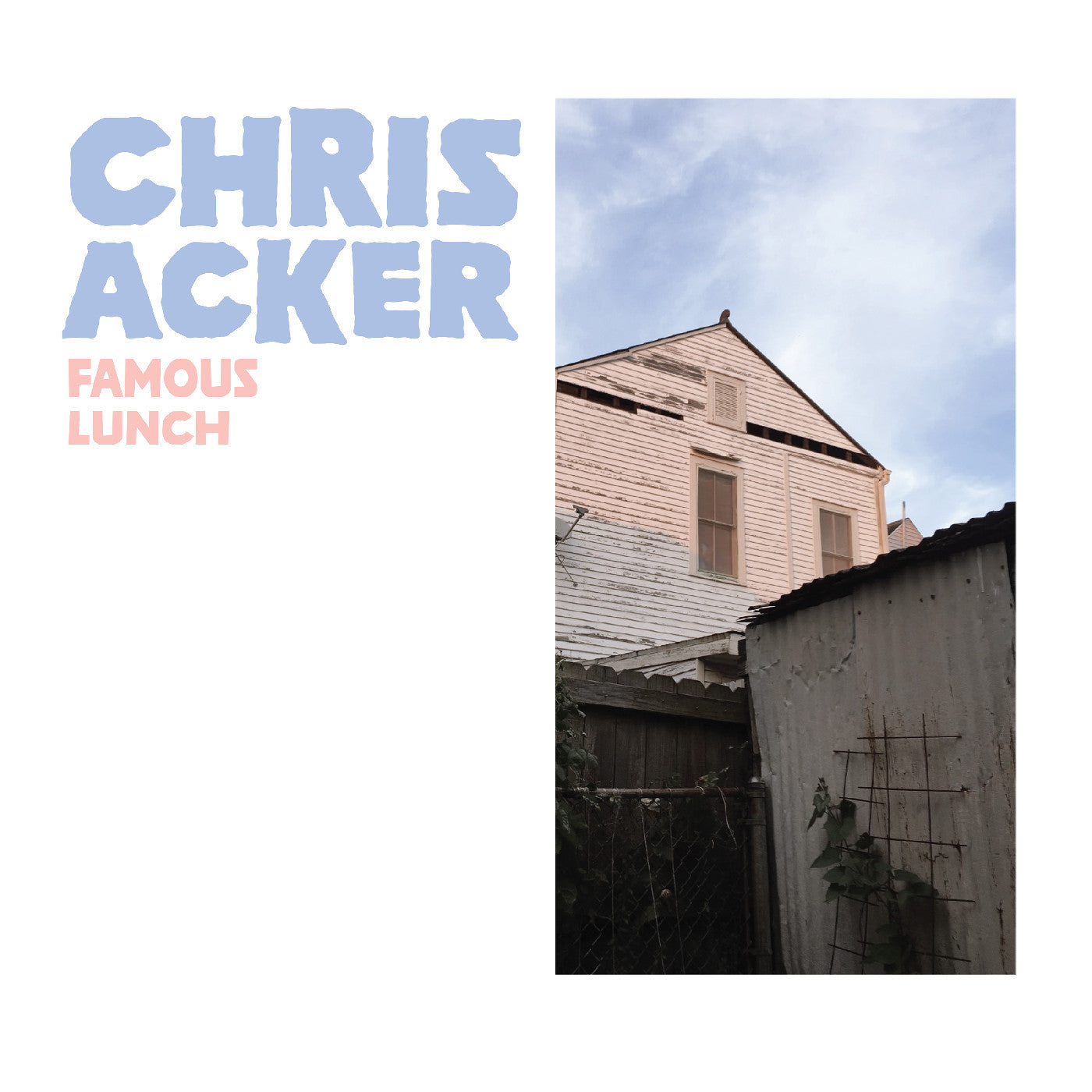 Acker, Chris - Famous Lunch (Orange / White Marble Vinyl)  (Vinyl LP) PRE-ORDER