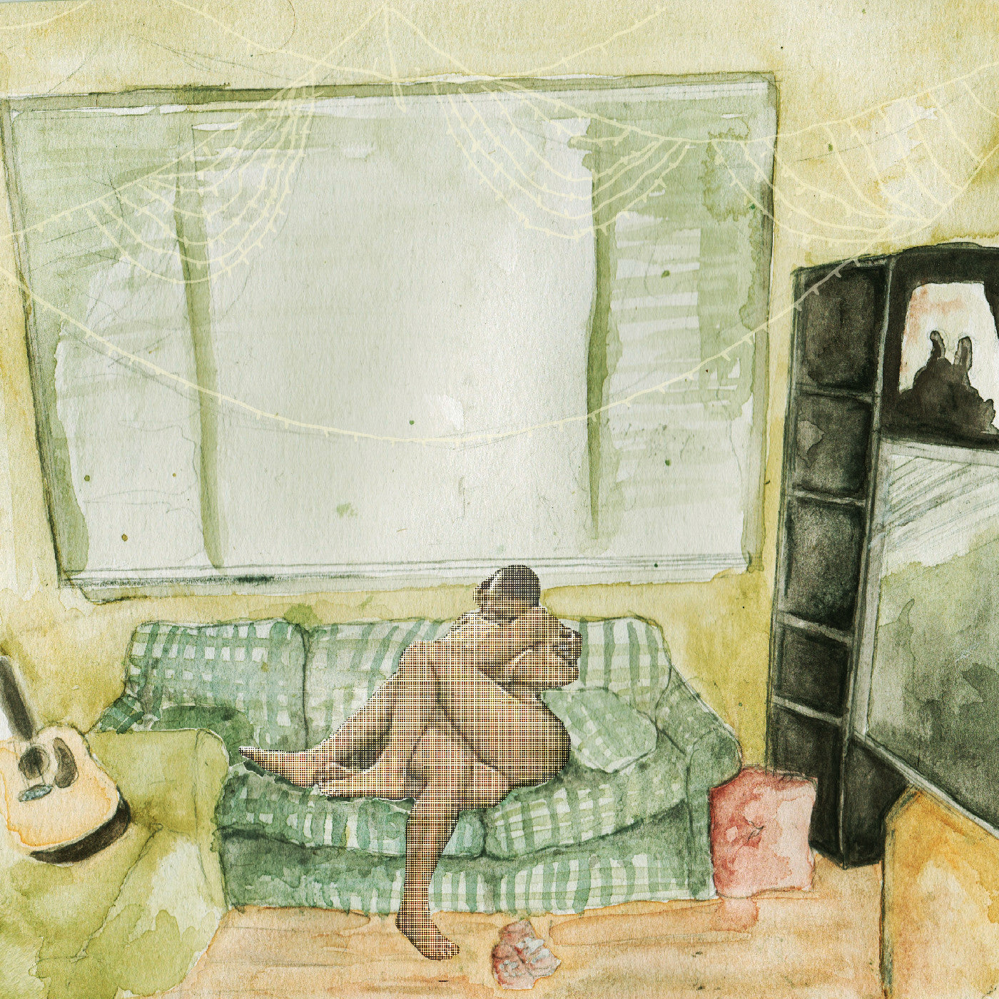 Awakebutstillinbed - What People Call Low Self-Esteem Is Really Just Seeing Yourself The Way That Other People See You (Forest Green & Sea Glass Split Vinyl)  (Vinyl LP) PRE-ORDER