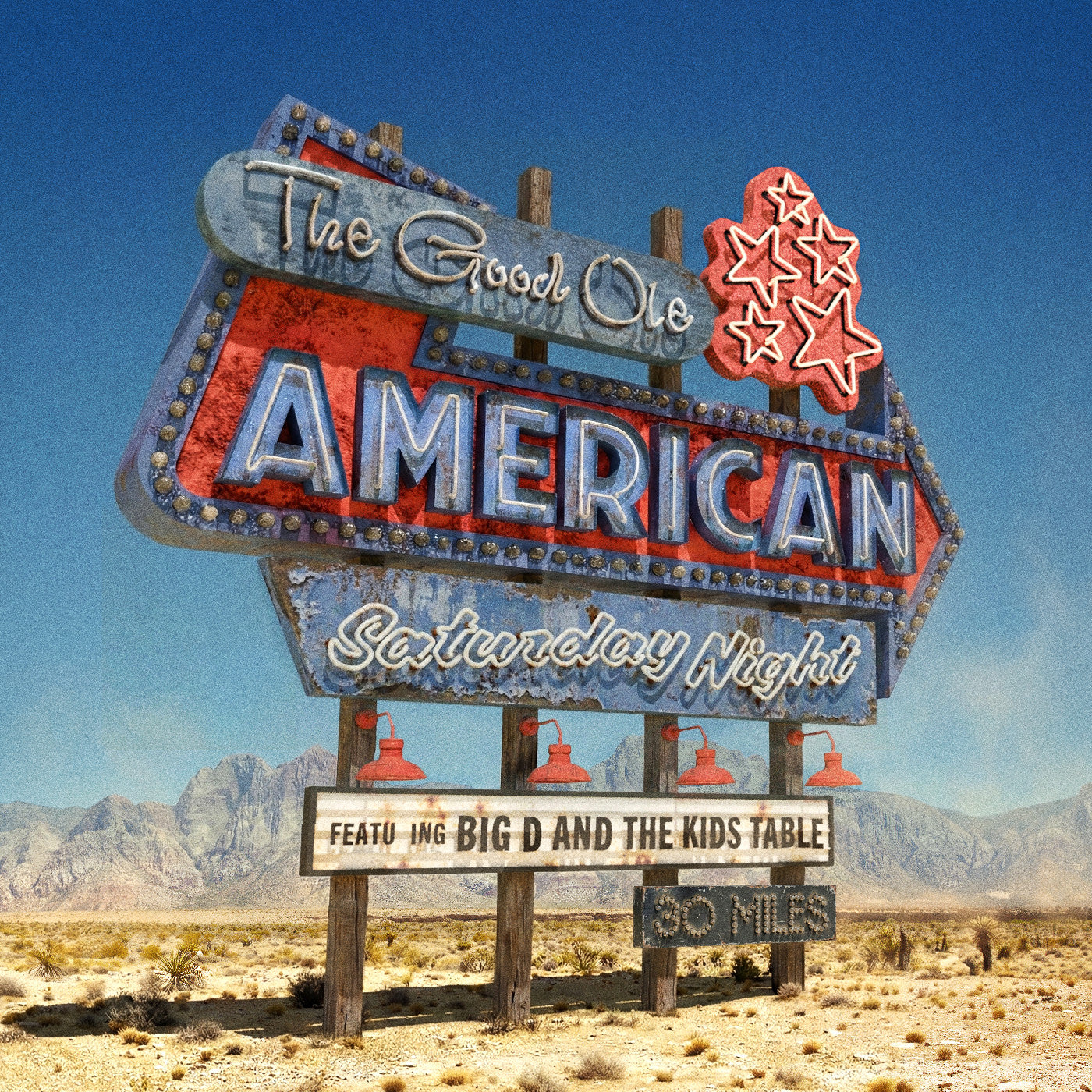 Big D And The Kids Table - The Good Ole American Saturday Night (Blue Dream Splash Vinyl)  (Vinyl LP) PRE-ORDER
