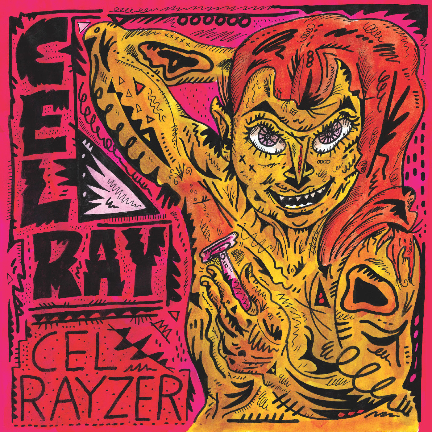 Cel Ray - Cel Rayzer (Mustard Yellow Vinyl)  (Vinyl LP) PRE-ORDER