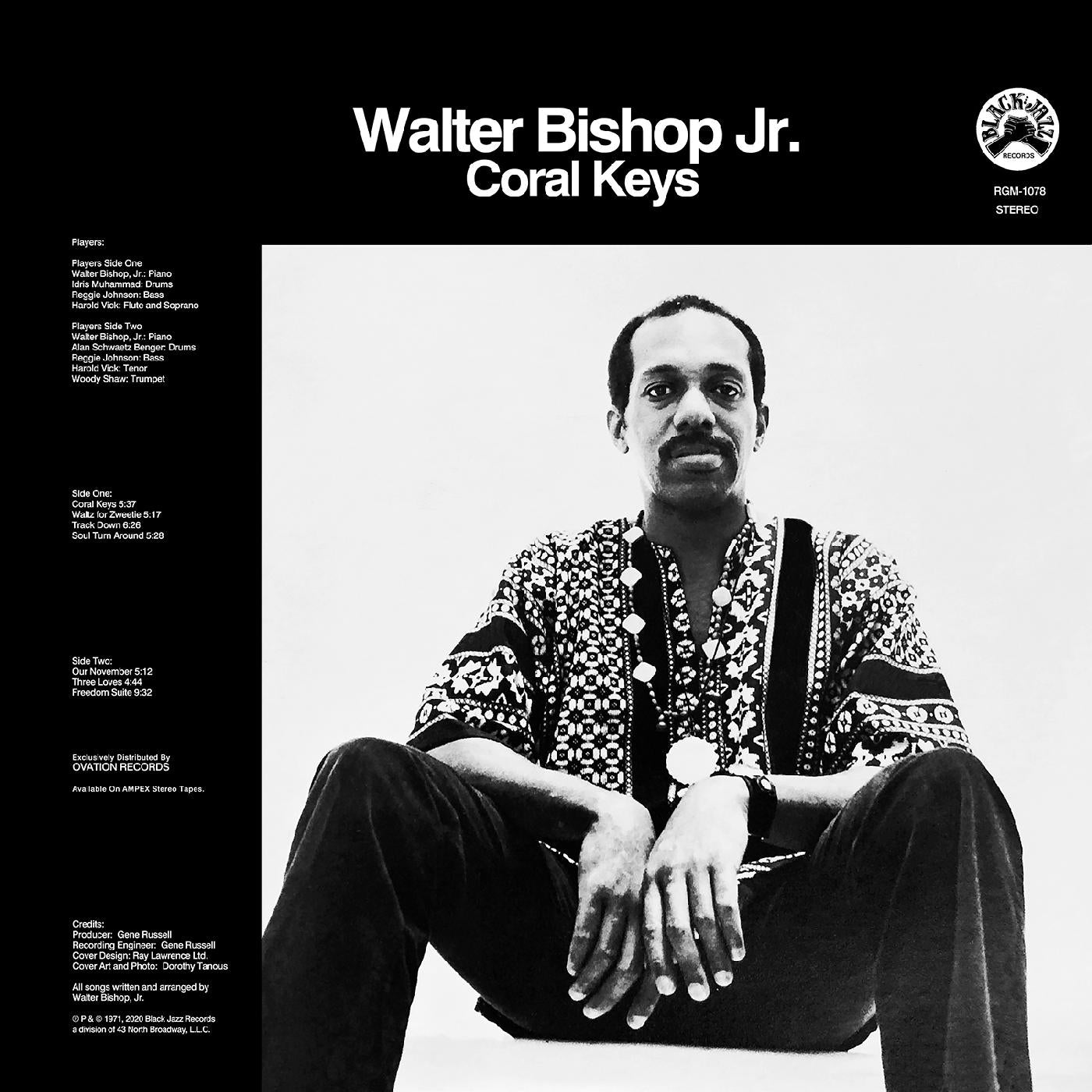 Bishop Jr., Walter - Coral Keys - Remastered (Blue With Black Swirl Vinyl)  (Vinyl LP) PRE-ORDER