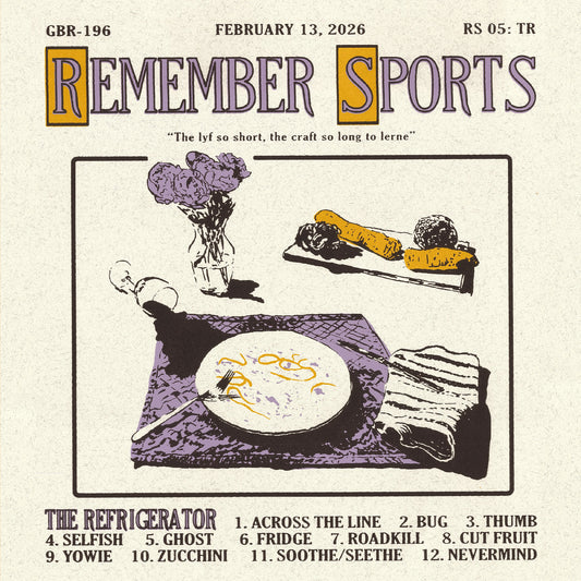 Remember Sports - The Refrigerator  (Vinyl LP) PRE-ORDER