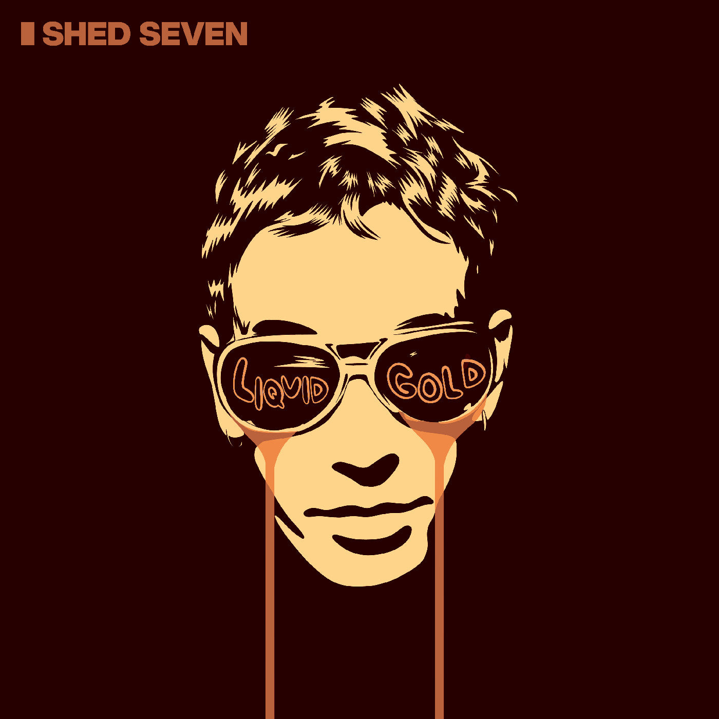 Shed Seven - Liquid Gold (Red/Black Marble Vinyl)  (Vinyl LP) PRE-ORDER