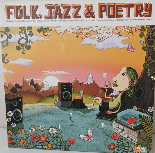 Various ‎– Folk, Jazz & Poetry (Used 2LP)