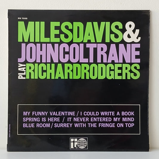 Miles Davis & John Coltrane – Play Richard Rodgers (Used LP)
