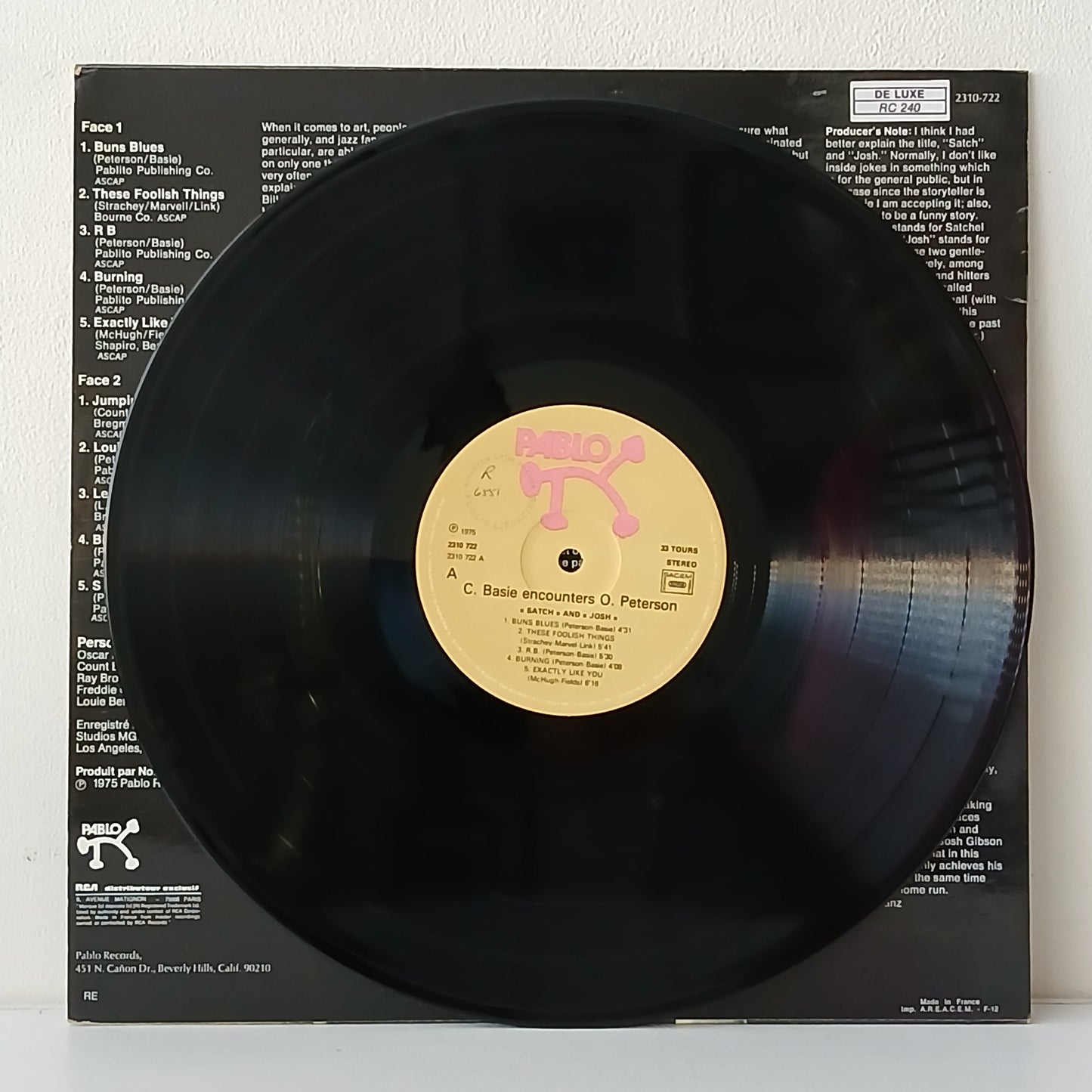 Count Basie Encounters Oscar Peterson – "Satch" And "Josh" (Used LP)