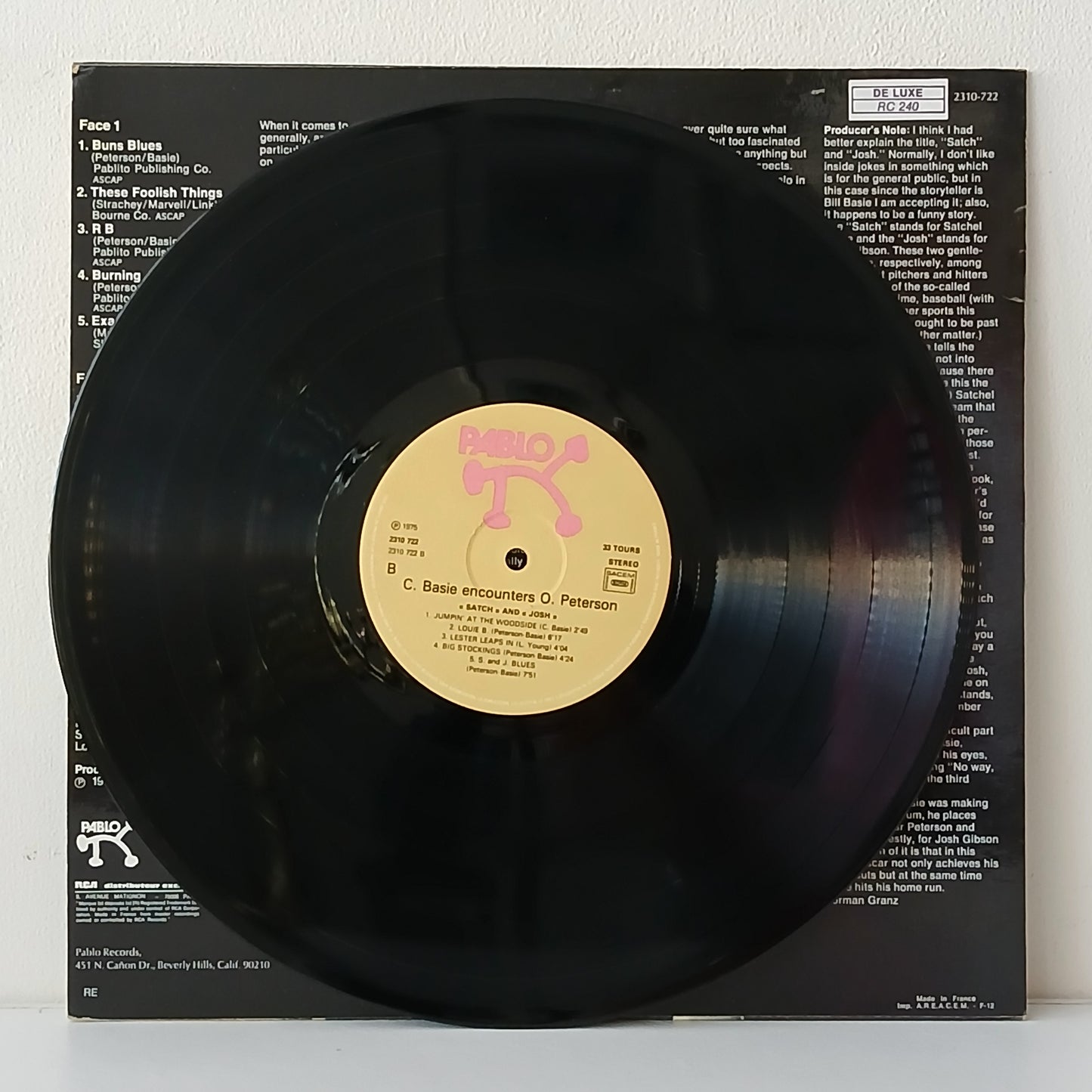 Count Basie Encounters Oscar Peterson – "Satch" And "Josh" (Used LP)