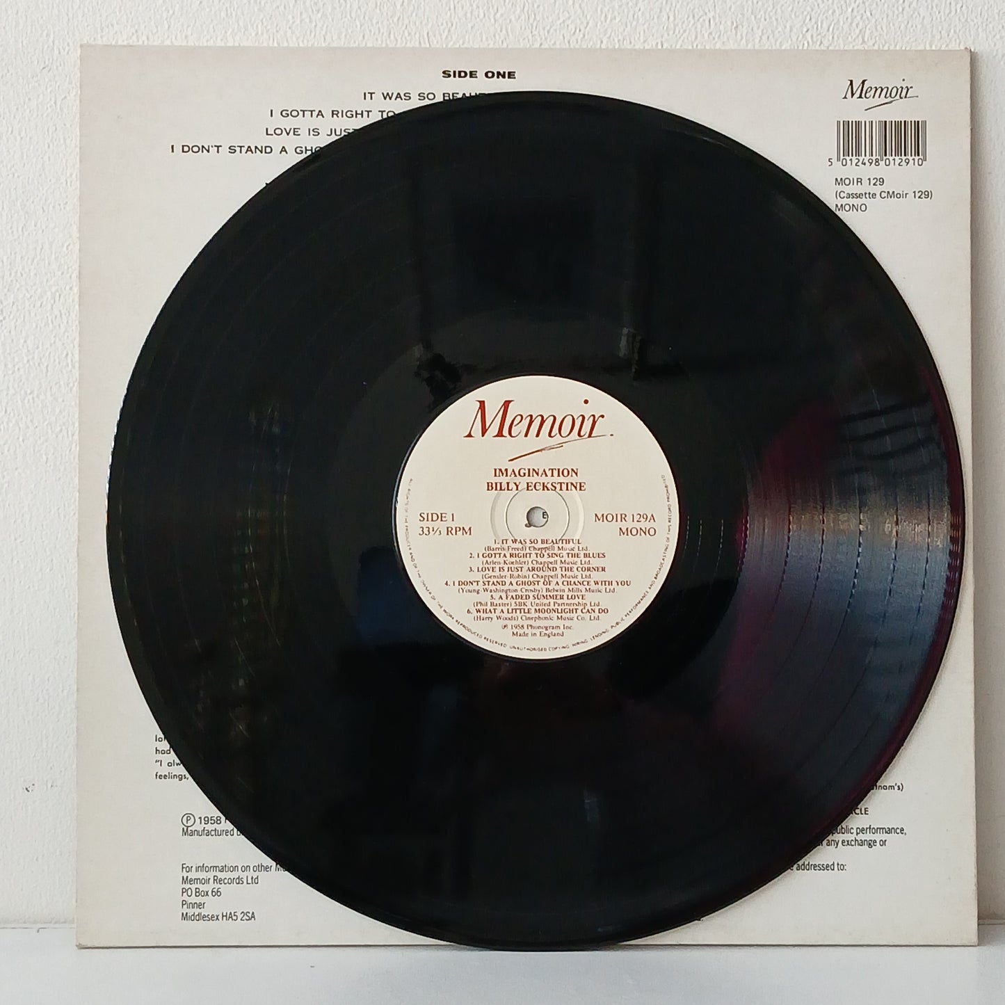 Billy Eckstine – Billy Eckstine's Imagination (Used LP)
