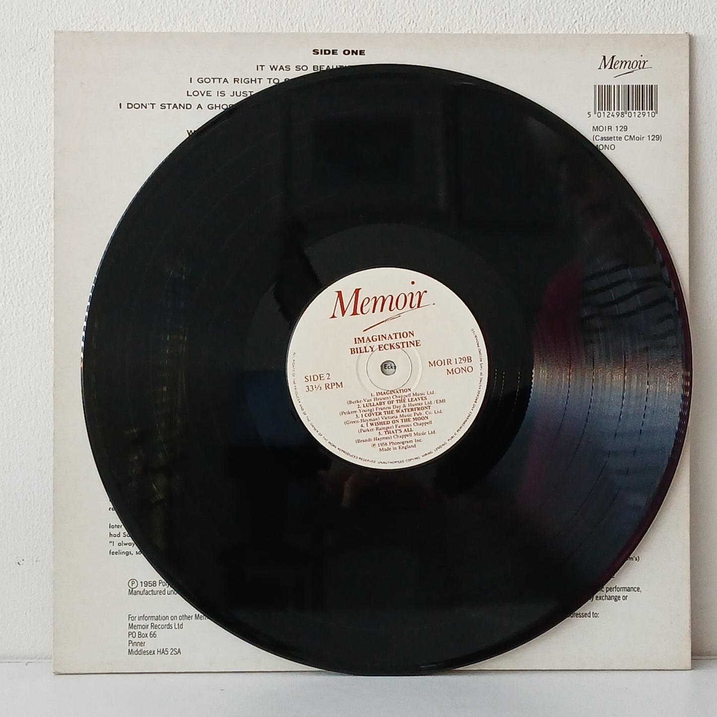 Billy Eckstine – Billy Eckstine's Imagination (Used LP)