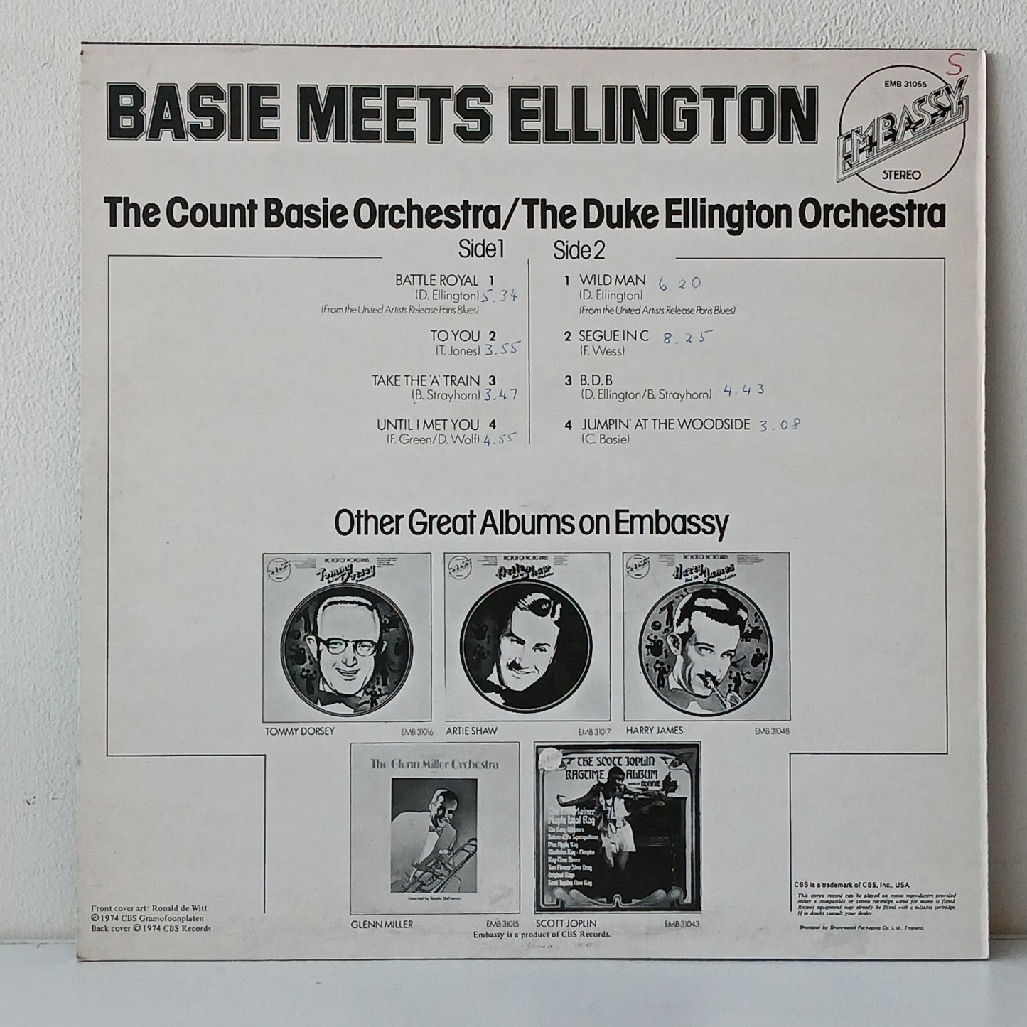 Count Basie And Duke Ellington – Basie Meets Ellington (Used LP)