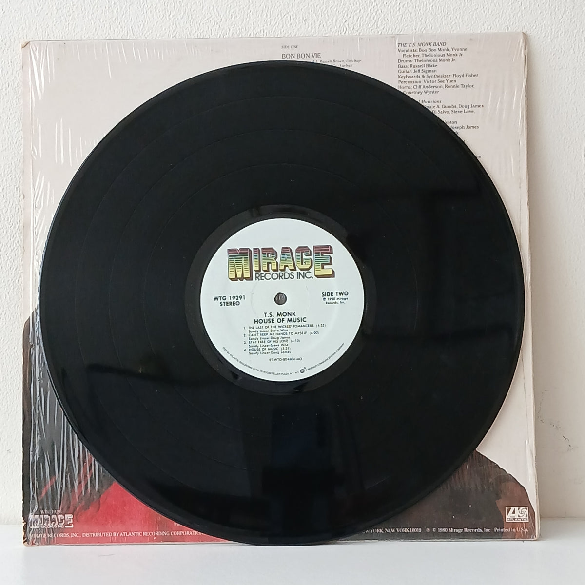 T.S. Monk – House Of Music (Used LP)