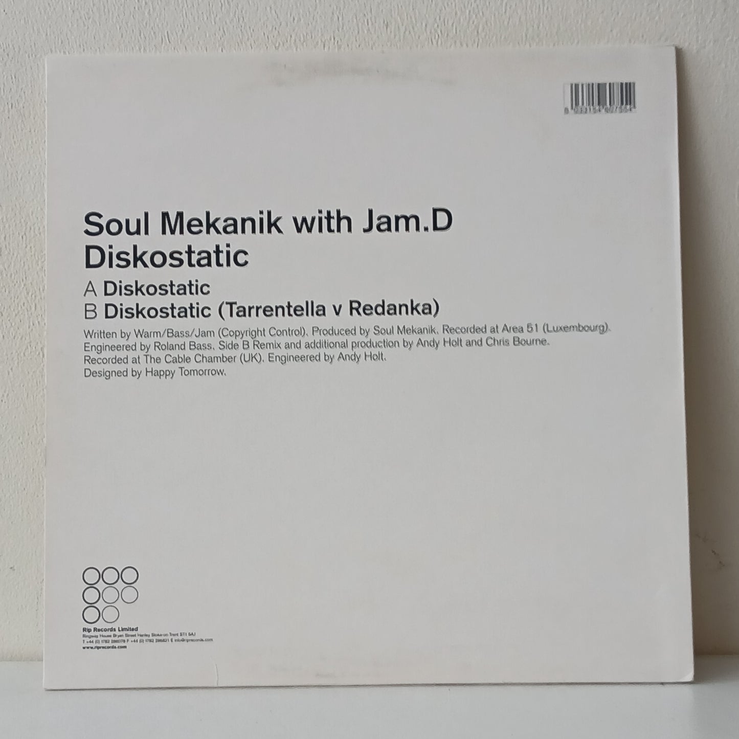 Soul Mekanik with Jam.D – Diskostatic (Used 12")