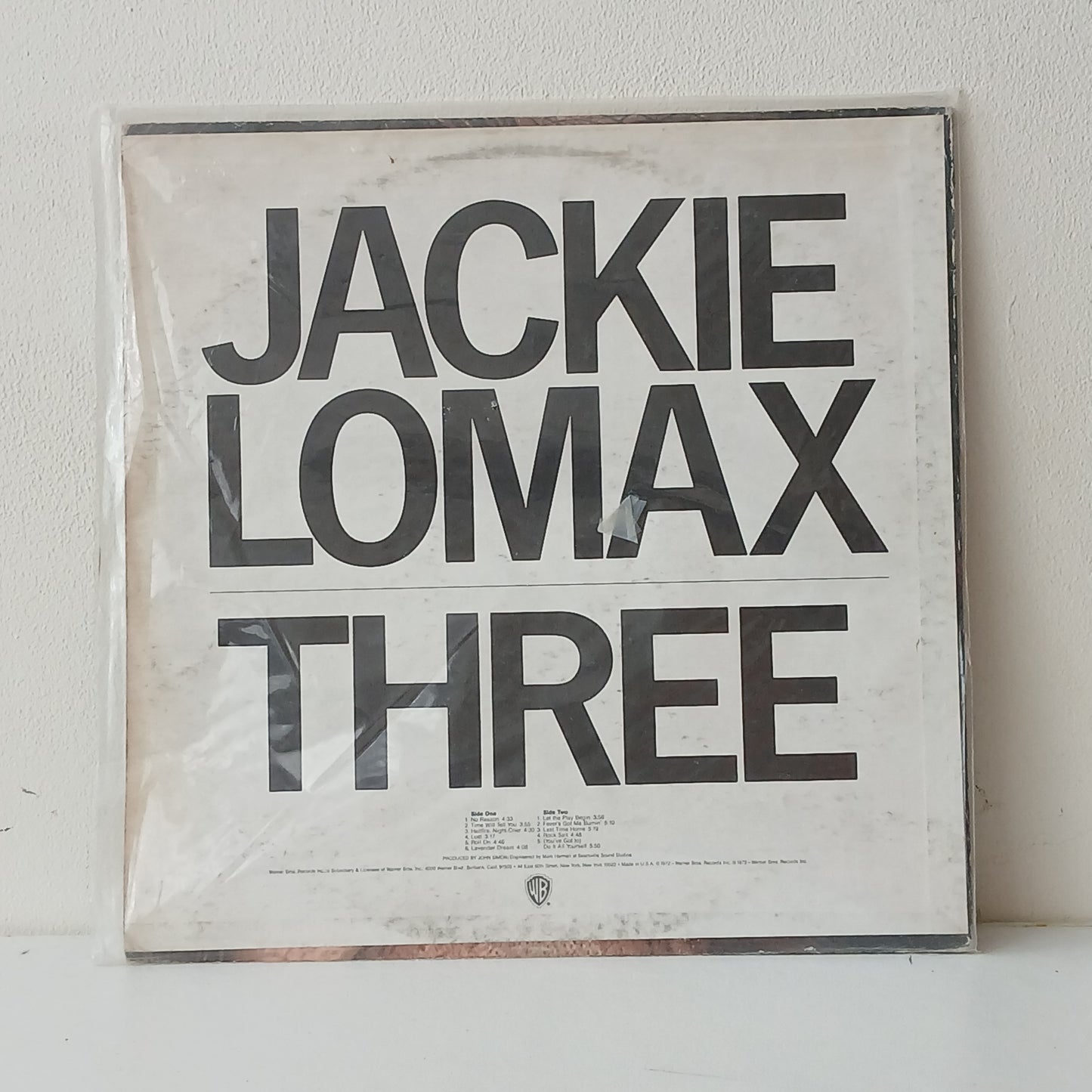 Jackie Lomax – Three (Used LP)
