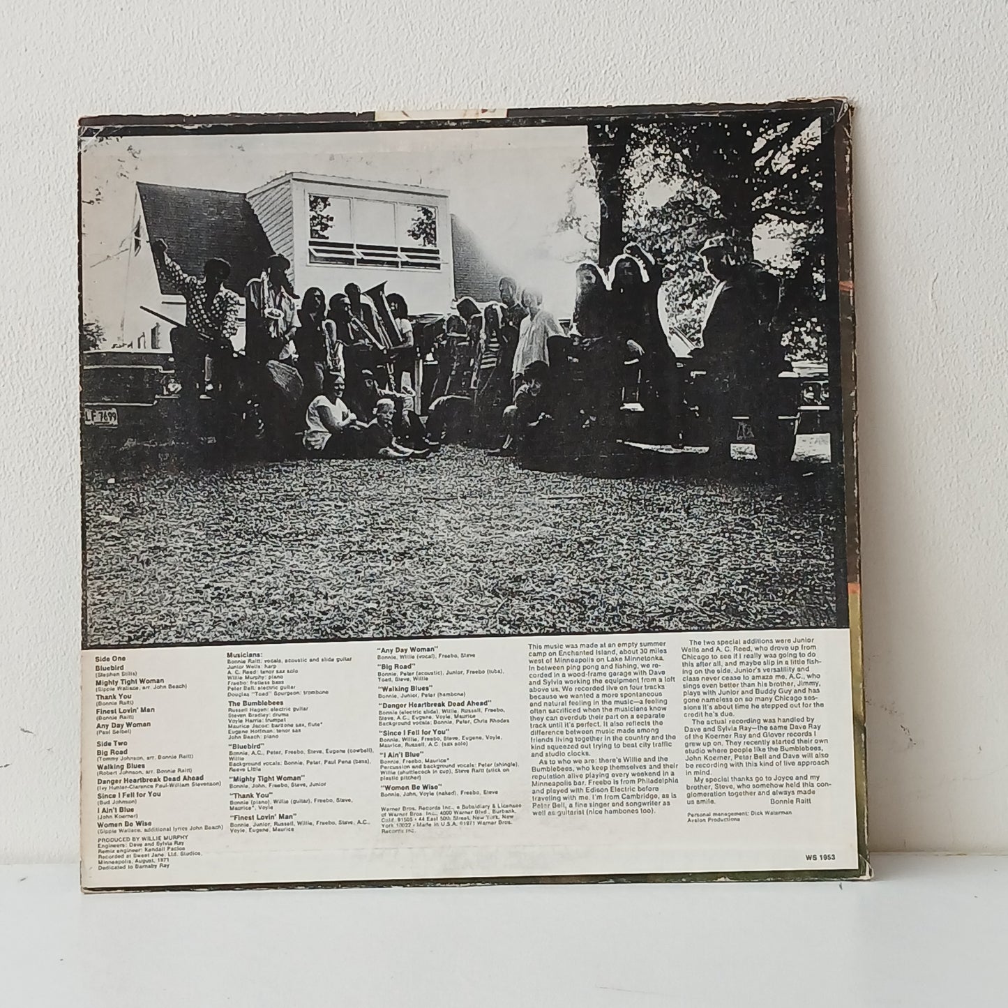 Bonnie Raitt – Bonnie Raitt (Used LP)