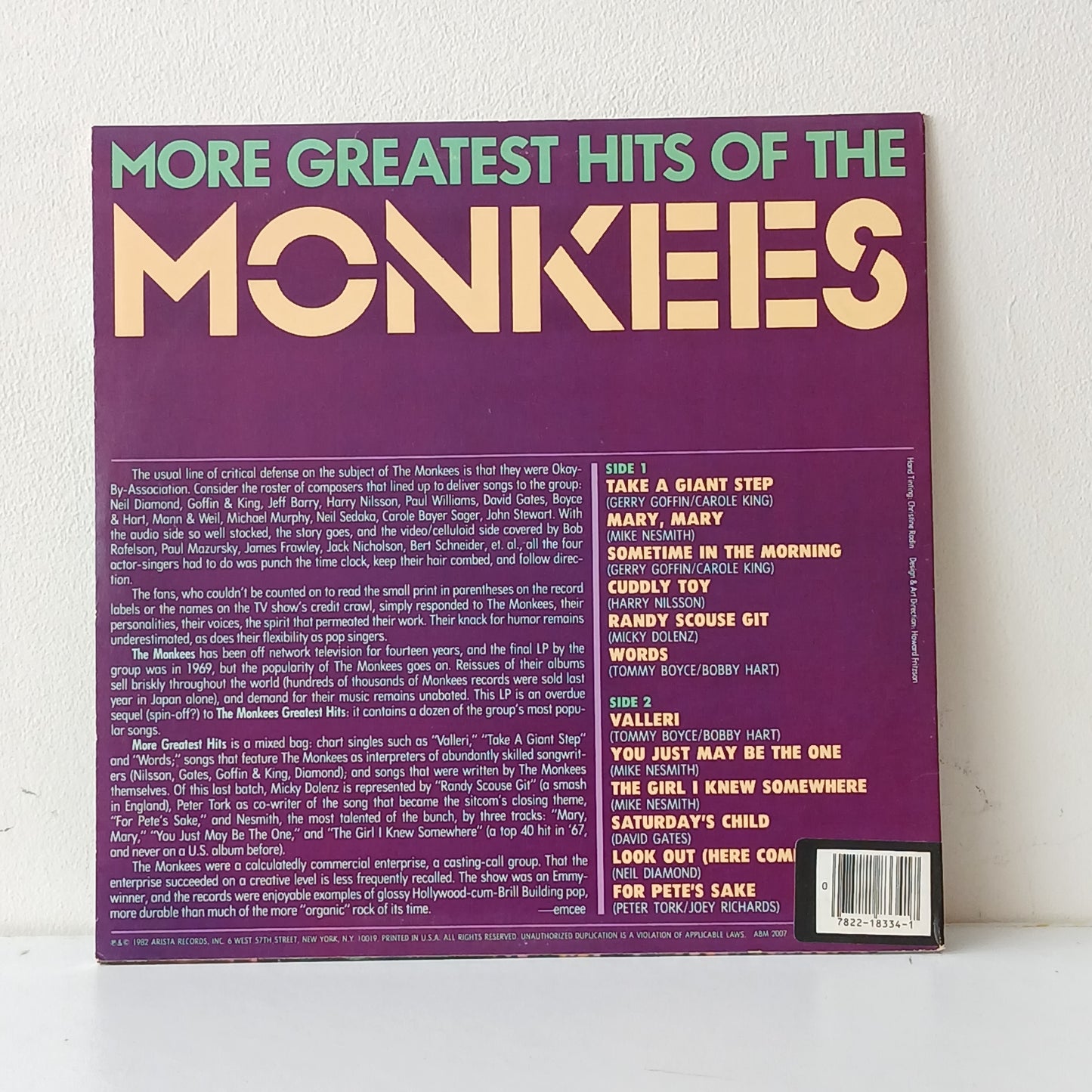 The Monkees – More Greatest Hits (Used LP)