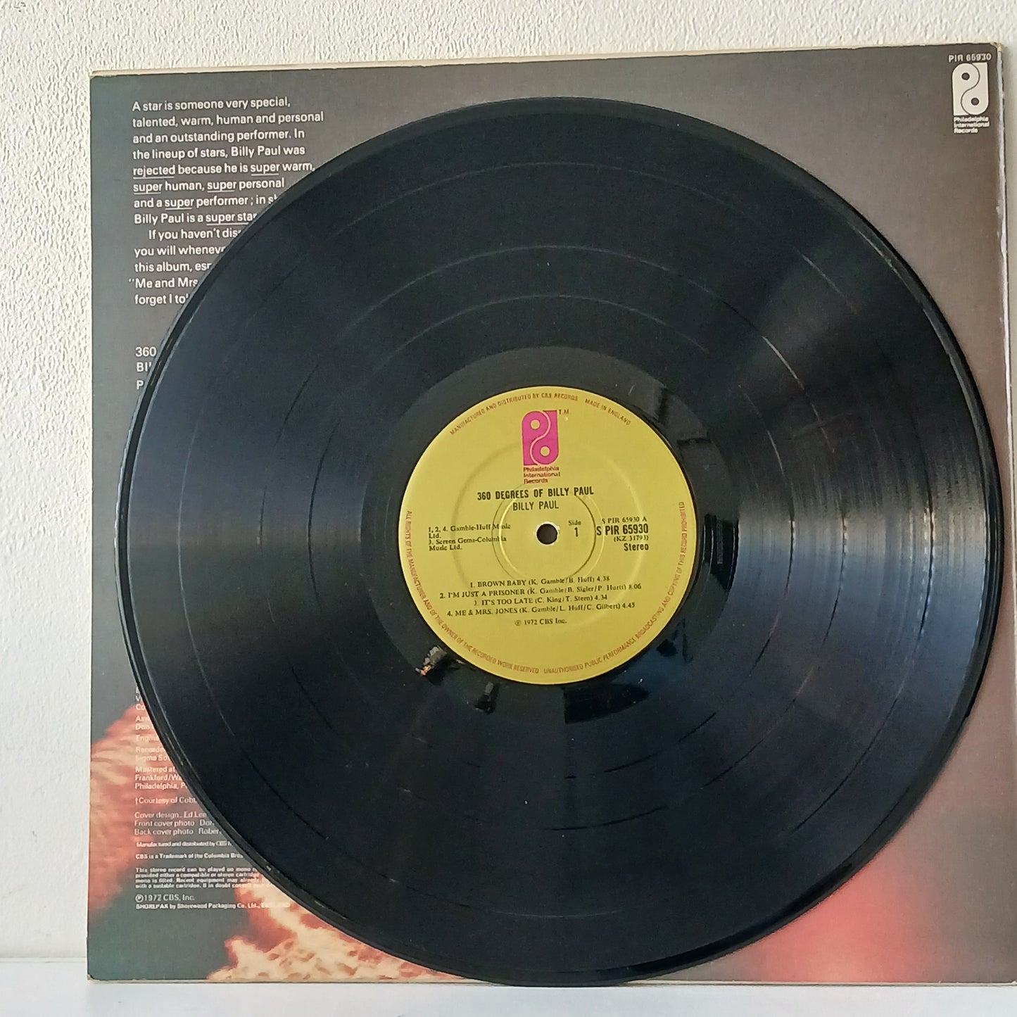 Billy Paul – 360 Degrees Of Billy Paul (Used LP)