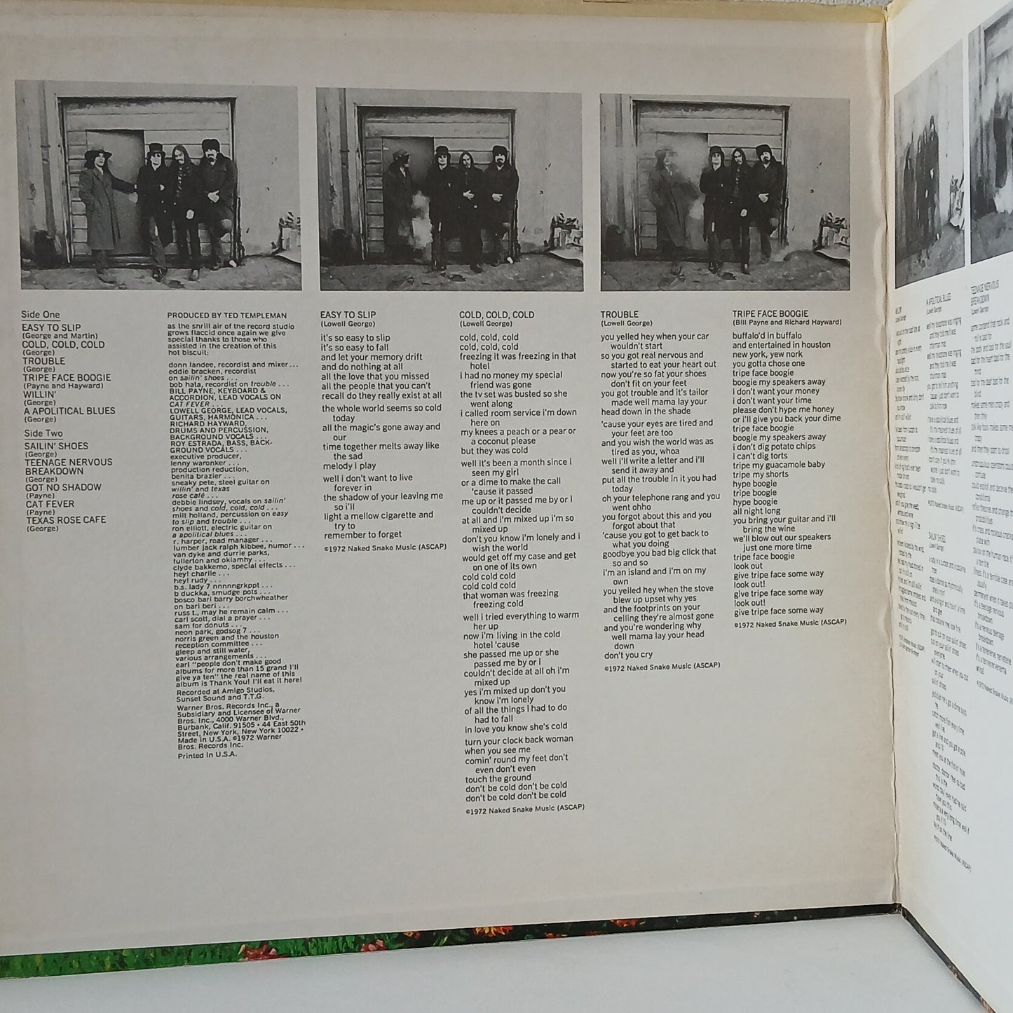 Little Feat – Sailin' Shoes (Used LP)