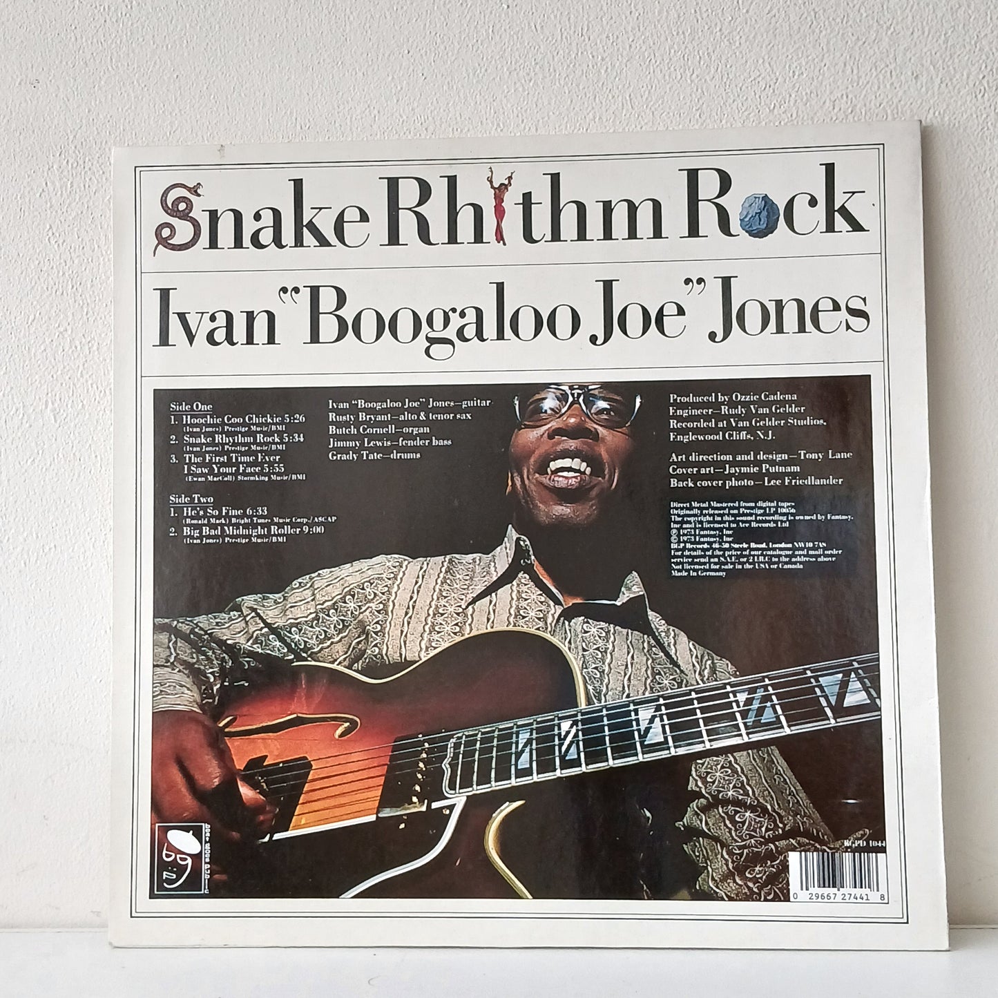 Ivan "Boogaloo Joe" Jones – Snake Rhythm Rock (Used LP)