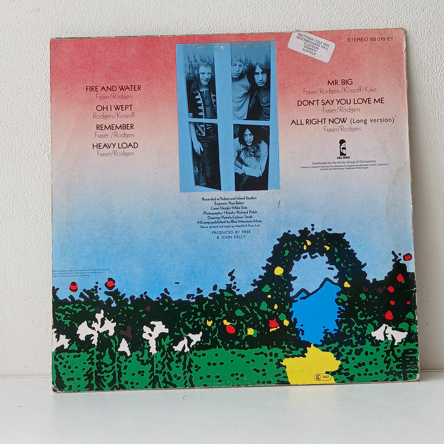 Free - Fire and Water (Used LP)