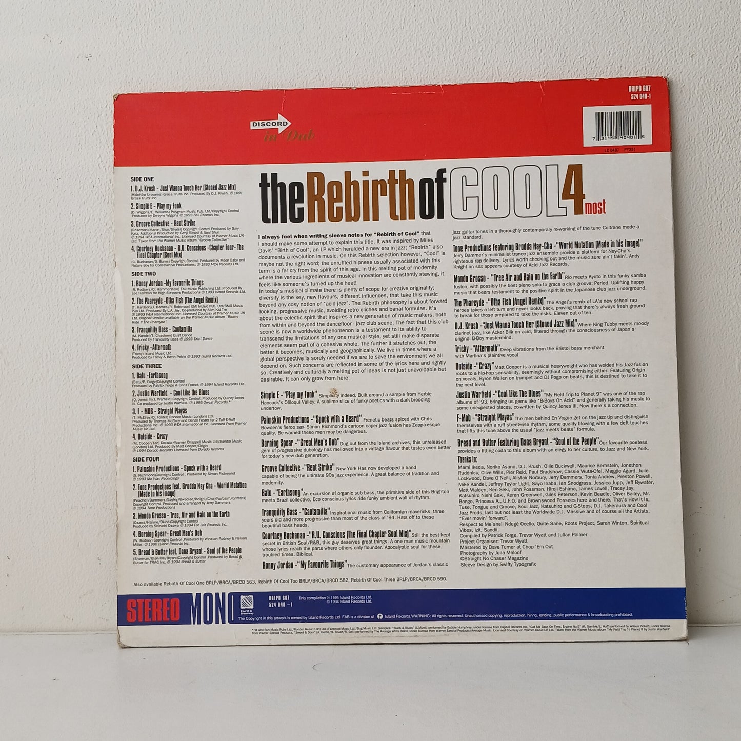 Various – The Rebirth Of Cool 4most (Used LP)