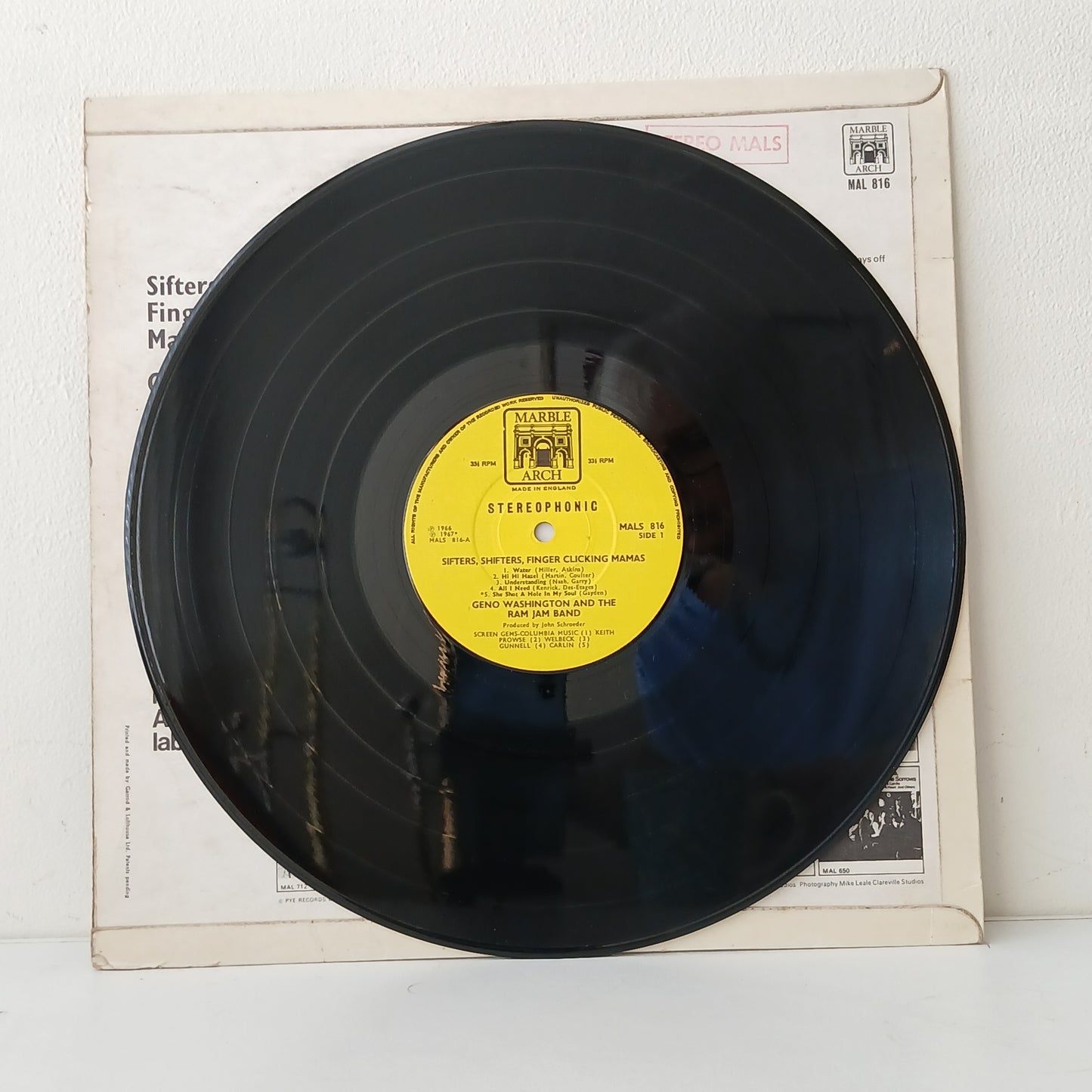 Geno Washington And The Ram Jam Band – Sifters, Shifters, Finger Clicking Mamas (Used LP)