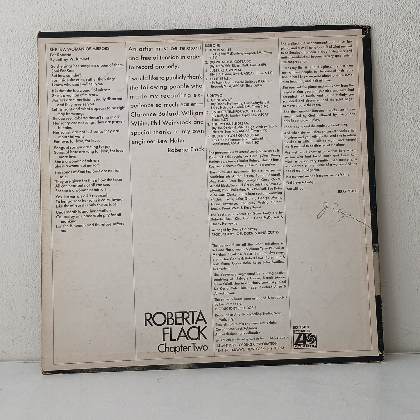 Roberta Flack – Chapter Two (Used LP)