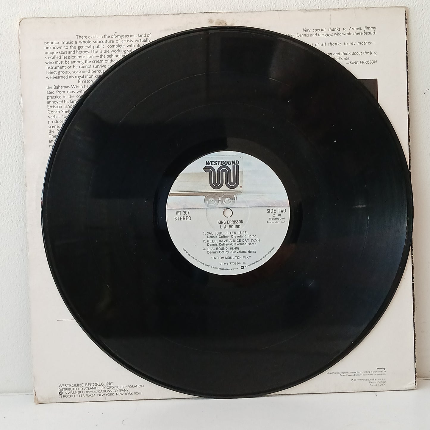 King Errisson – L.A. Bound (Used LP)