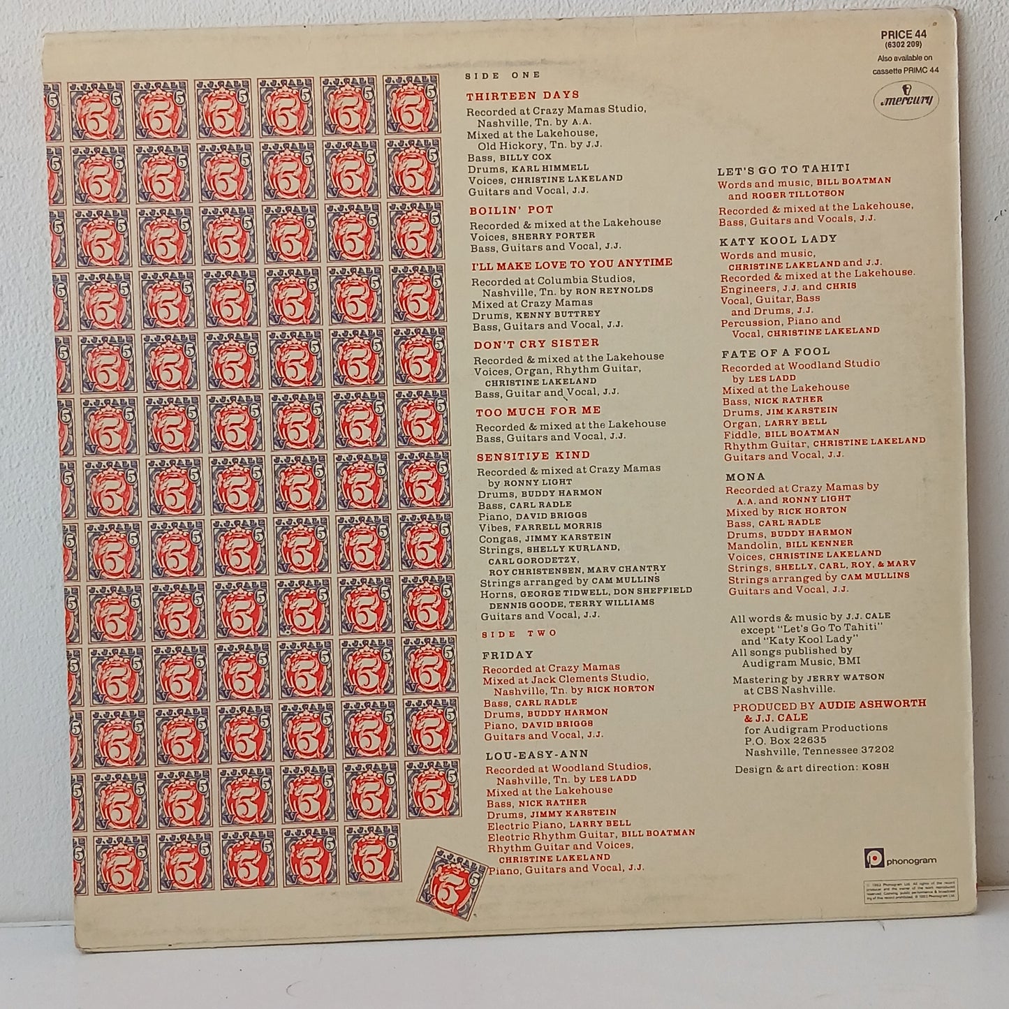 J.J. Cale – 5 (Used LP)