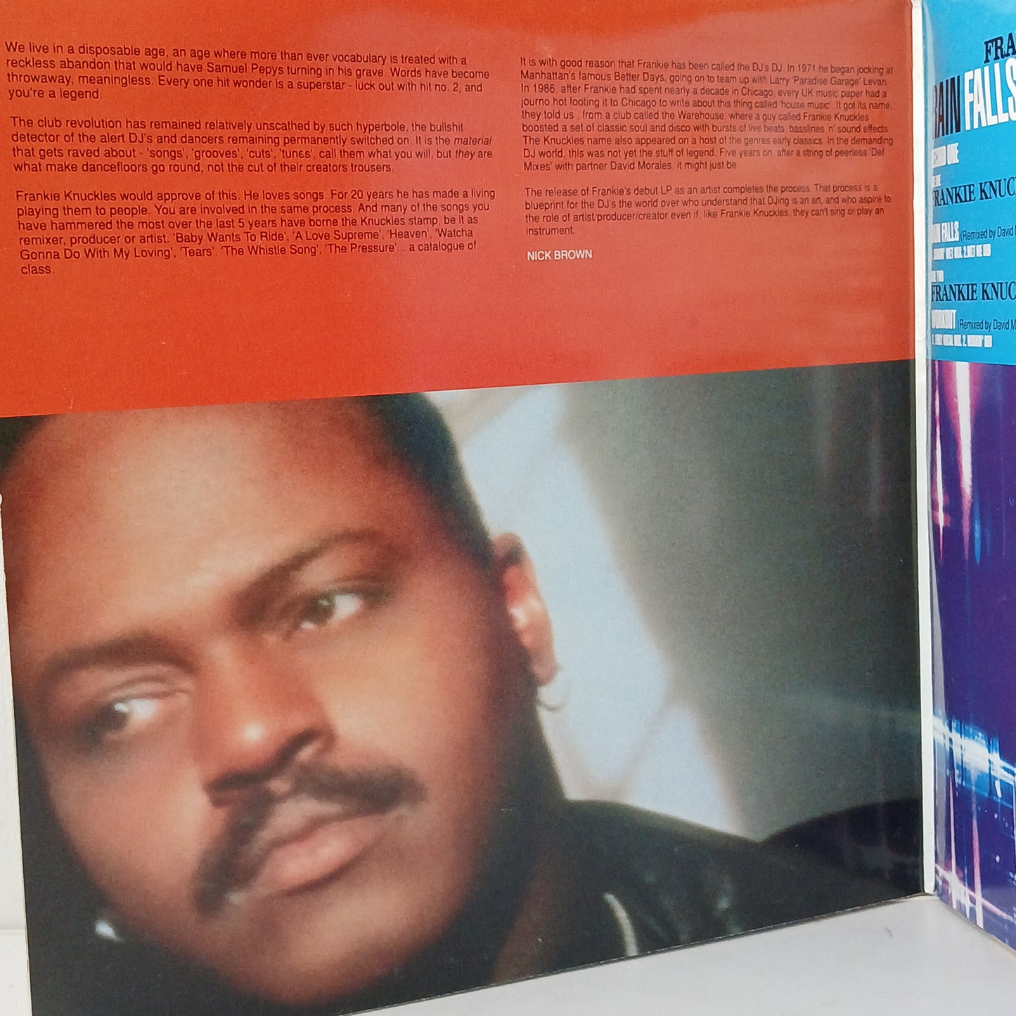 Frankie Knuckles – Rain Falls (Used 2 x 12")