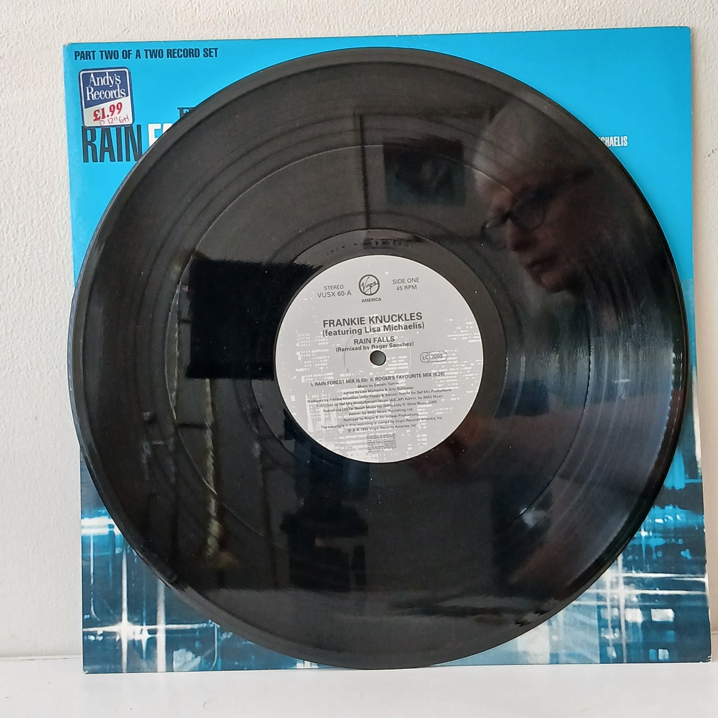 Frankie Knuckles – Rain Falls (Used 2 x 12")