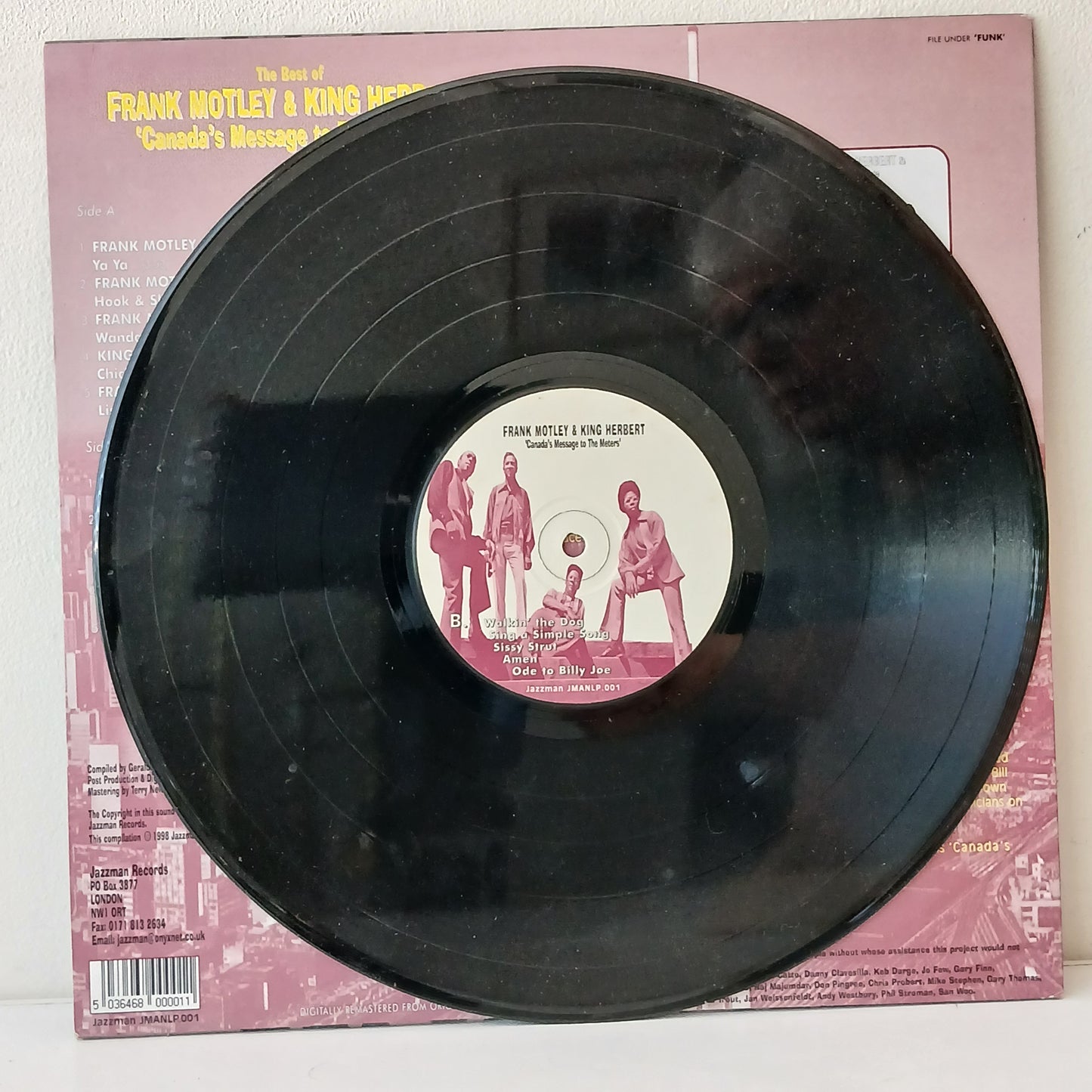 Various – The Best Of Frank Motley & King Herbert - Canada's Message To The Meters (Used LP)