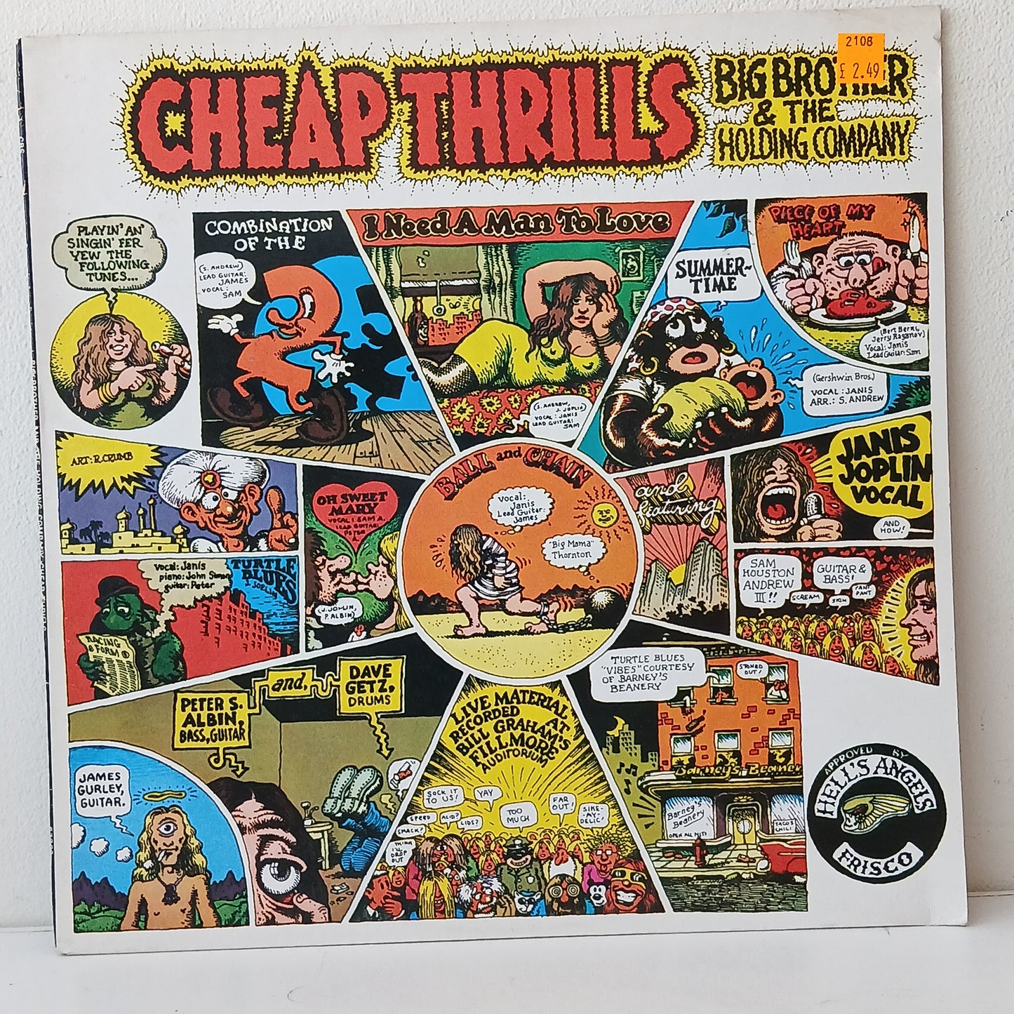 Big Brother & The Holding Company – Cheap Thrills (Used LP)