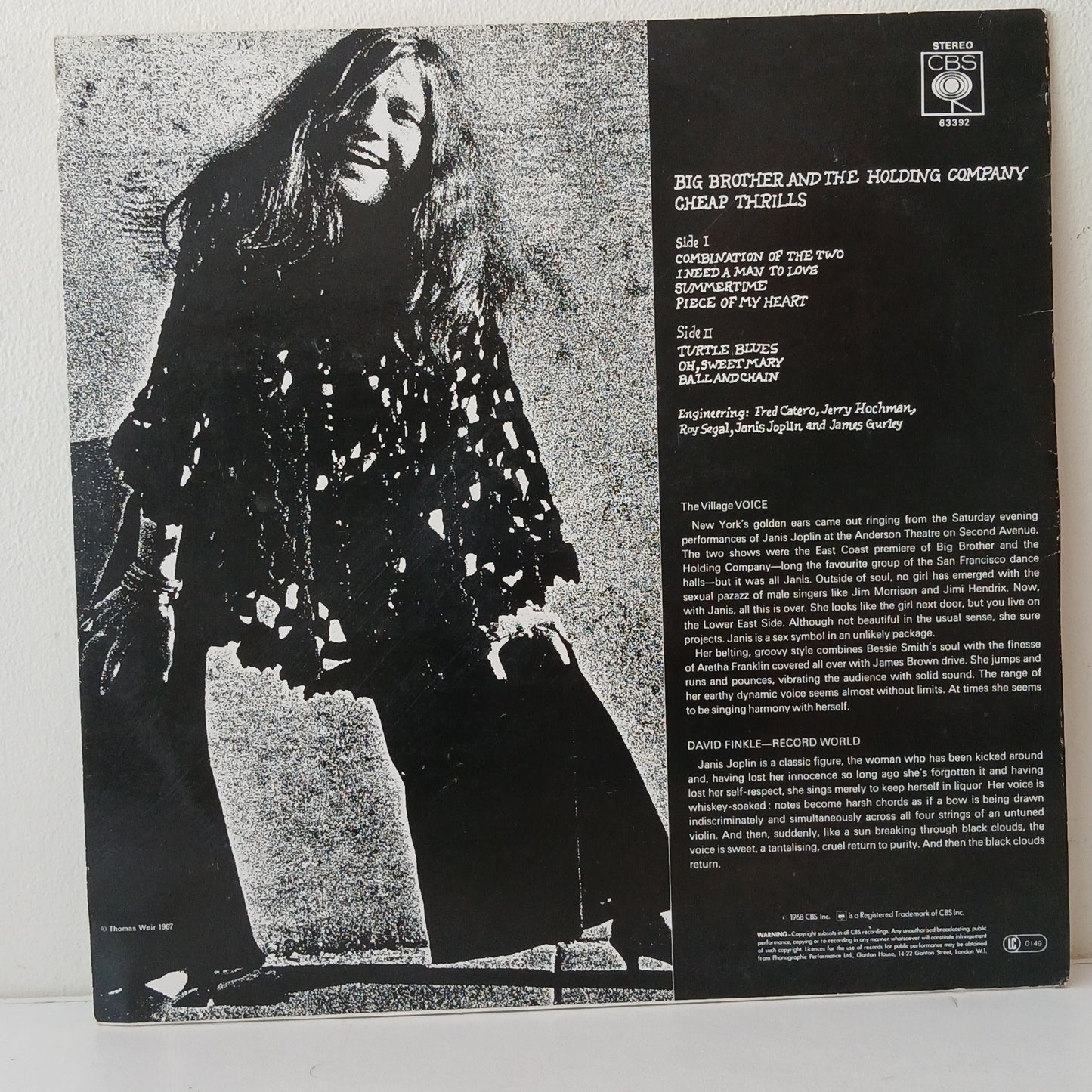 Big Brother & The Holding Company – Cheap Thrills (Used LP)