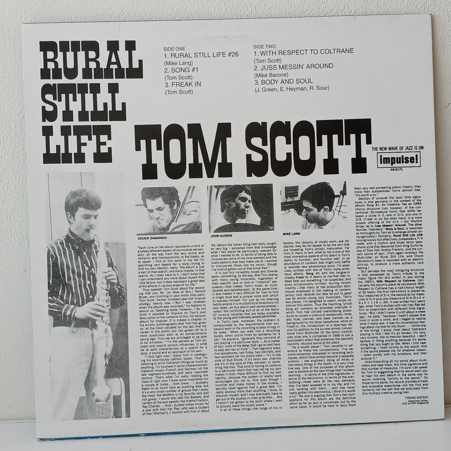 Tom Scott – Rural Still Life (Used LP)