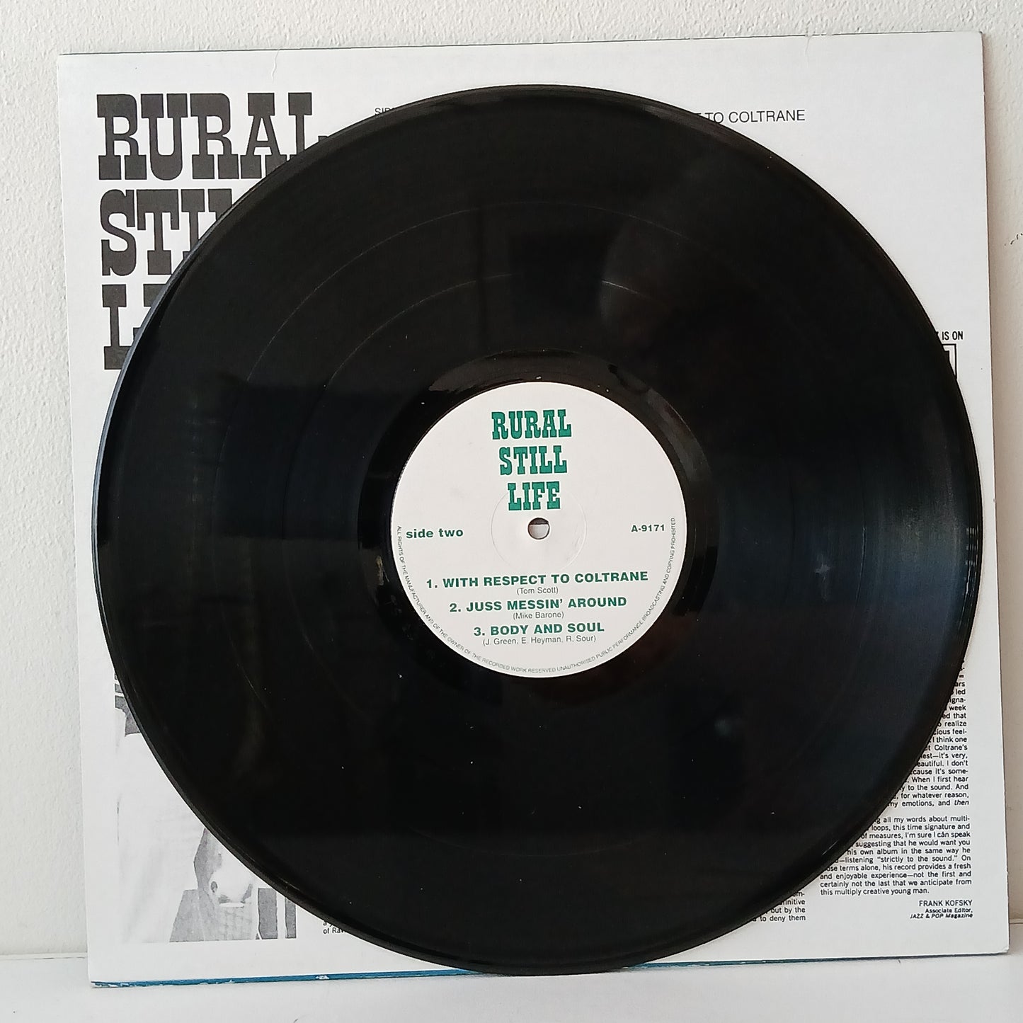 Tom Scott – Rural Still Life (Used LP)