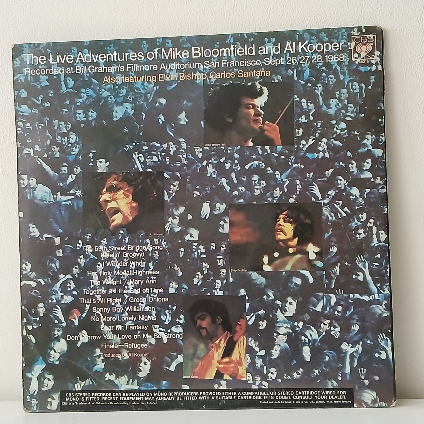 Mike Bloomfield And Al Kooper ‎– The Live Adventures Of Mike Bloomfield And Al Kooper (Used LP)